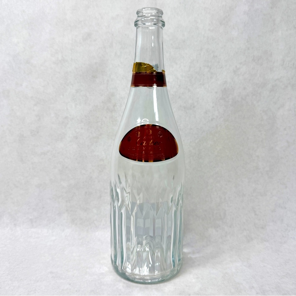 CARTIER Empty Brut Rose Champagne Bottle